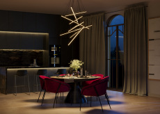 Подвесной светильник Line 3000-4000К 90Вт, MOD016PL-L96BK