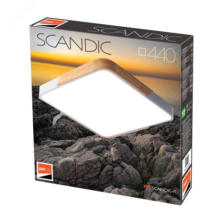 Светильник светодиодный потолочный PPB Scandic-S 72w DIM 3000-6500K GR/W IP20, 5037397
