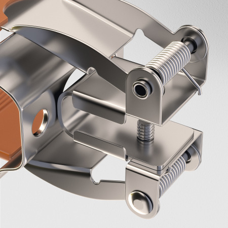 Держатель пружинный Unity встраиваемый, серебро, TRA002HR-11B