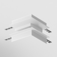 Коннектор угловой внешний Gravity встраиваемый белый TRX010OCL-22W