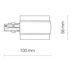 Ввод питания правый Nowodvorski Ctls Power 8691