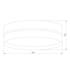 Потолочный светильник TK Lighting 6691 Paglia