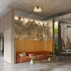 Потолочный светильник Artistico E14х5 MOD017CL-05BS