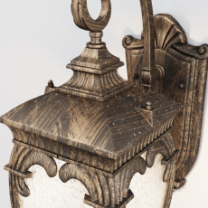 Настенный светильник (бра) Fleur E27х1 60Вт IP 44, O414WL-01GB