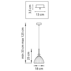 Подвесной светильник Lightstar Simple Light 810 810023