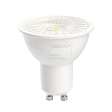 Лампа светодиодная, (7W) 230V GU10 6400K MR16 с линзой 110 градусов, LB-1607