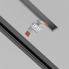 Держатель пружинный Unity встраиваемый, серебро, TRA002HR-11B