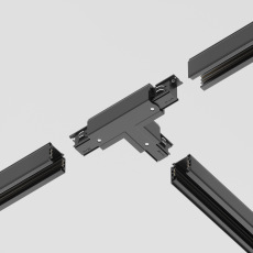 Коннектор Т-образный правый Trinity черный, TRA005CT-31B-R