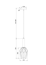 Подвесной светильник Freya Delta Market FR9001PL-01B