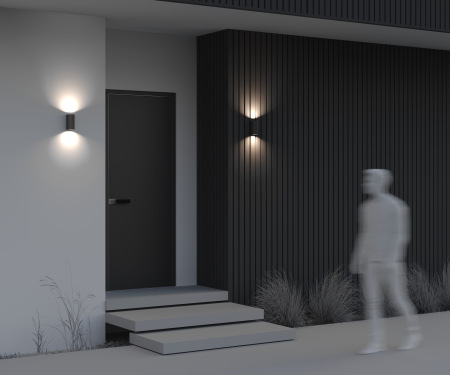 Настенный светильник (бра) Slat O044WL-02B