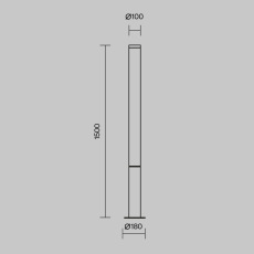 Садово-парковый светильник Ginza O041FL-L50B3K