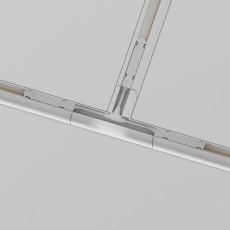 Коннектор питания Т-образный Gravity белый, TRA004CWT-22W