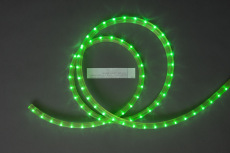Дюралайт LED-FL-2W-100M-220V-G, зеленая, 100м, 220V, D13.5*15.5cm, интервал 2,77см, 2М