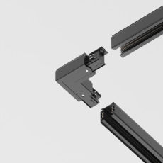 Коннектор угловой внешний Trinity черный, TRA005CL-31B-L